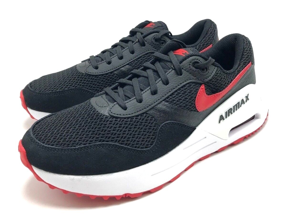 *NEW* Men Nike Air Max System Black / Red (DM9537 005), Sz 8.0 – 13.0