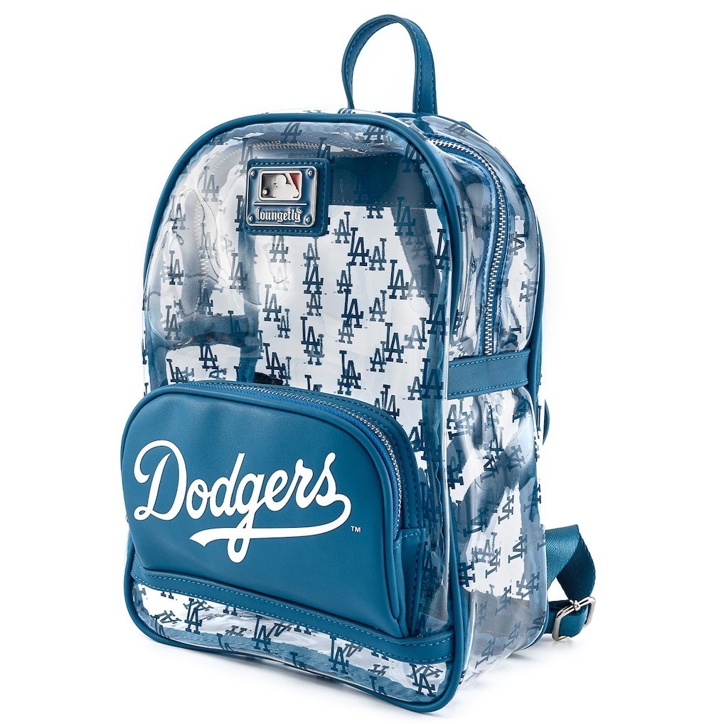 Retired Loungefly MLB Los Angeles Dodgers Clear Mini Backpack LA Dodger Bag