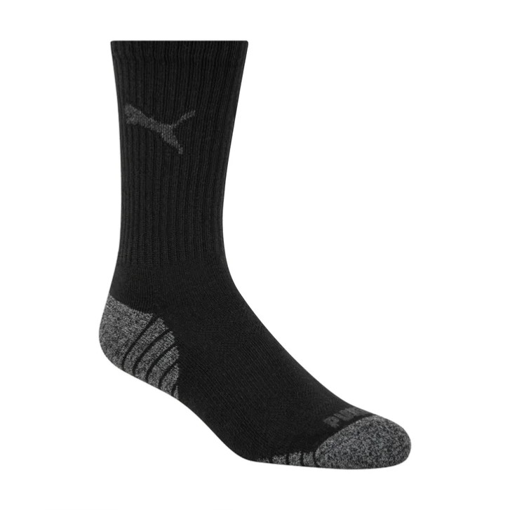 BRAND NEW PUMA Men’s Crew Socks, Moisture Wicking, Cushioned,Select from Options