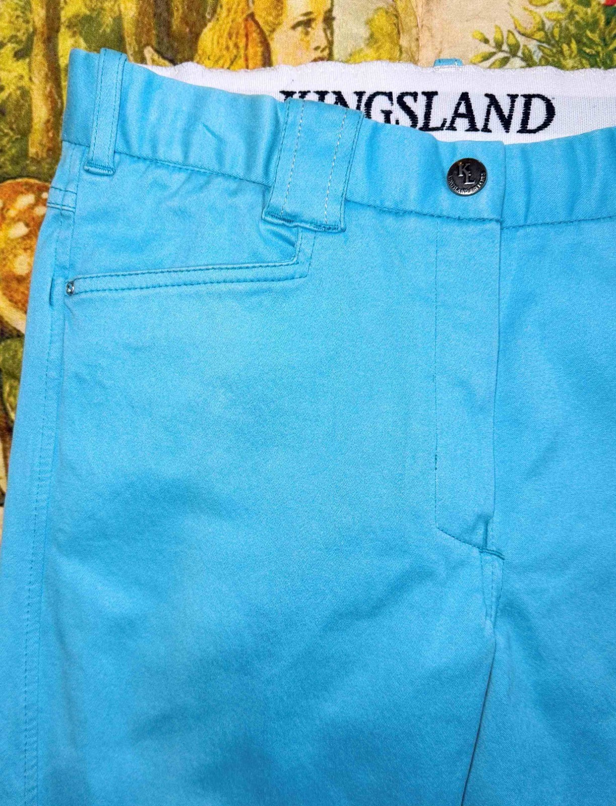 Kingsland Kelly Dip Dye Ocean Spray Bling Riding Breeches Size EU 34 US 24 NWT