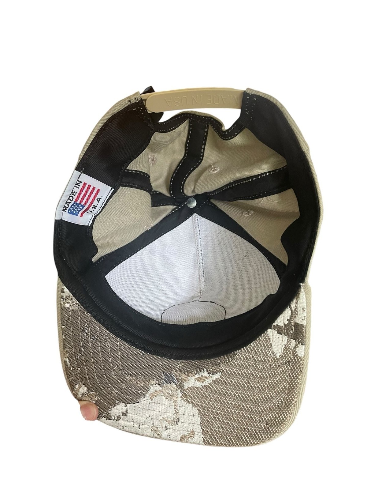 NWT Flipside Hats Eco Ball Cap Rainbow Tree Patch Made USA Snapback Camo Tan OS