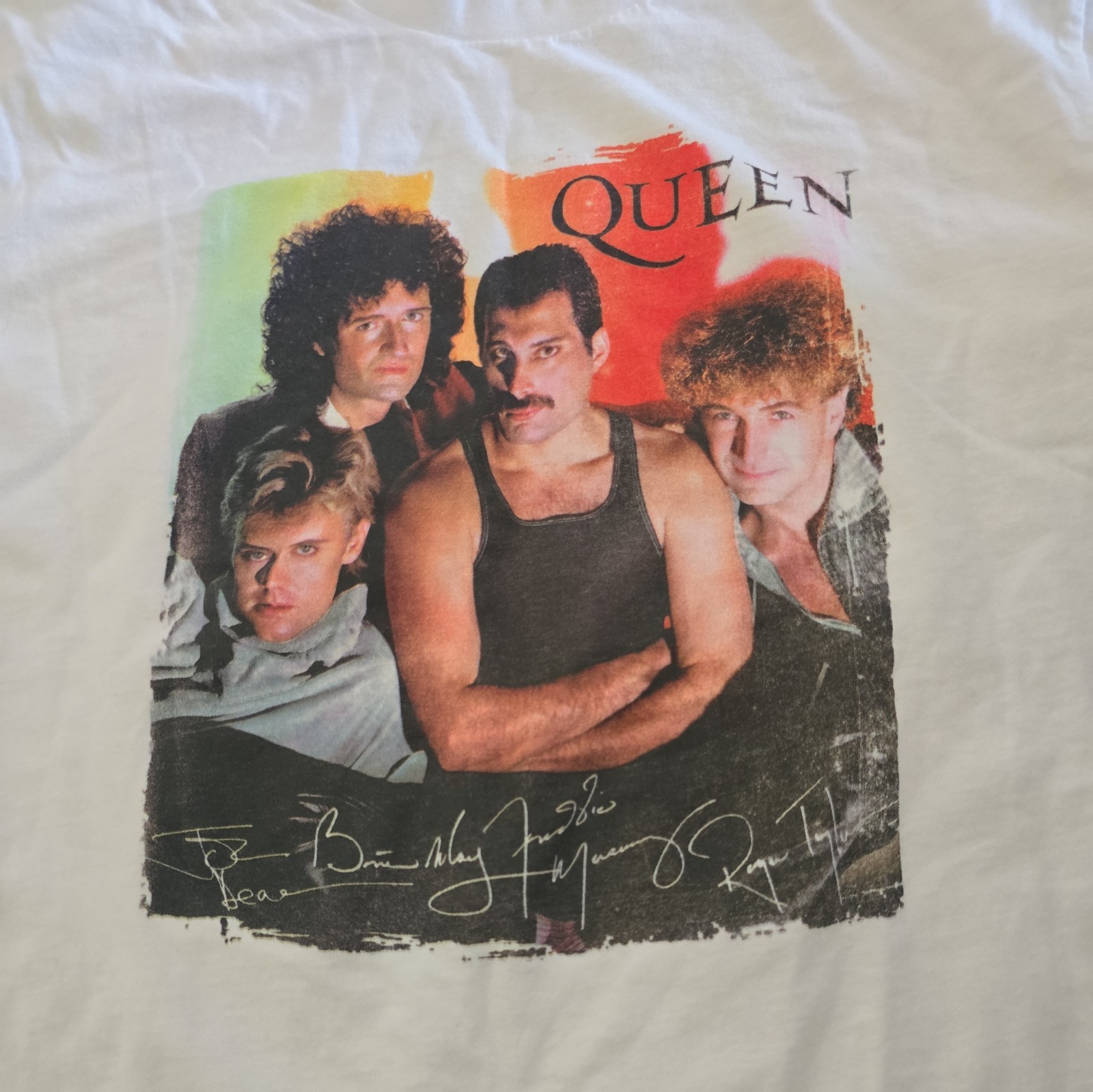 QUEEN OFFICIAL MERCH SLICE BAND CONCERT MUSIC T-SHIRT EXTRA LARGE