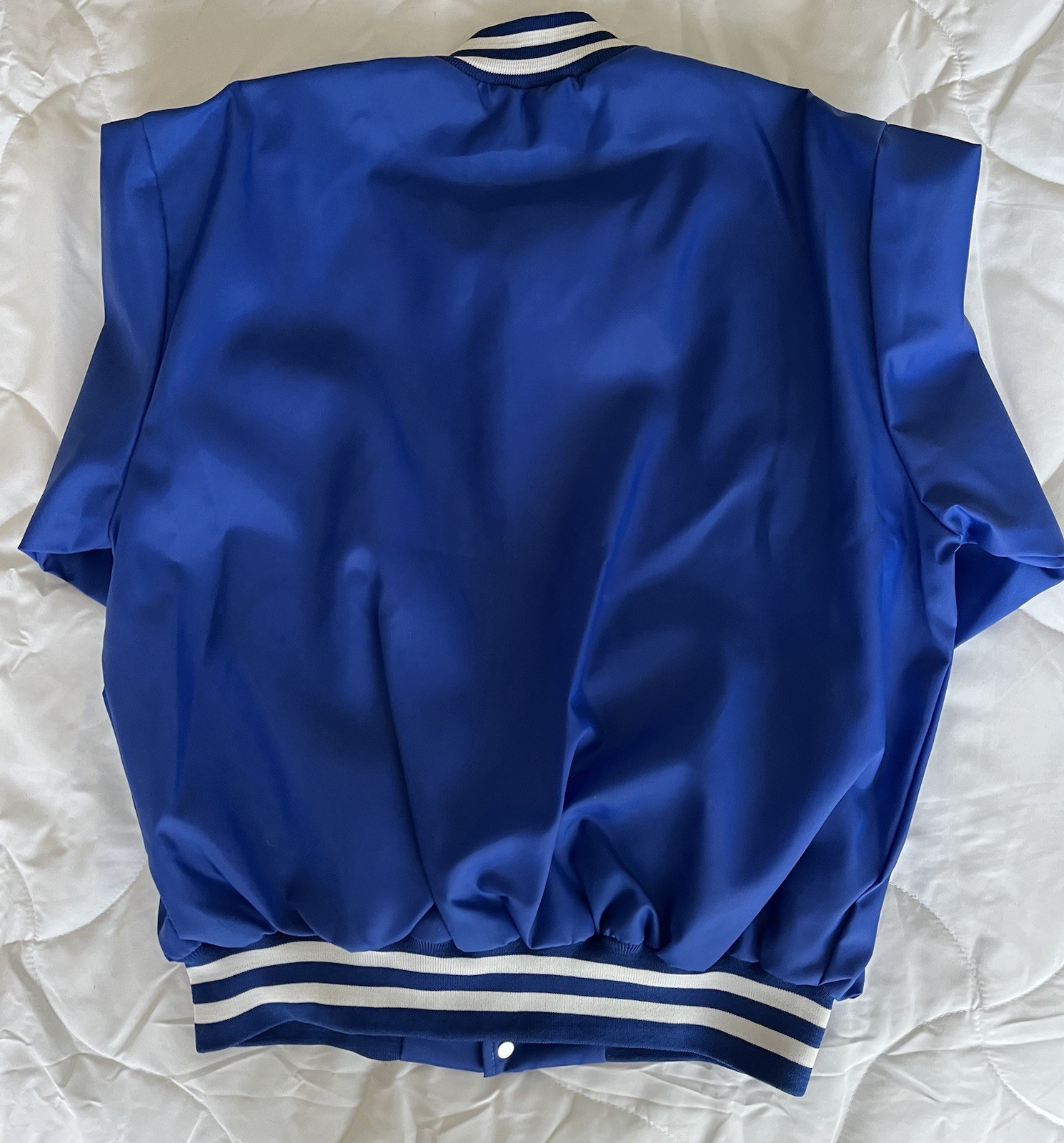 Swingster Goodyear Eagle Blue White Bomber Jacket Men’s Size L Made in USA