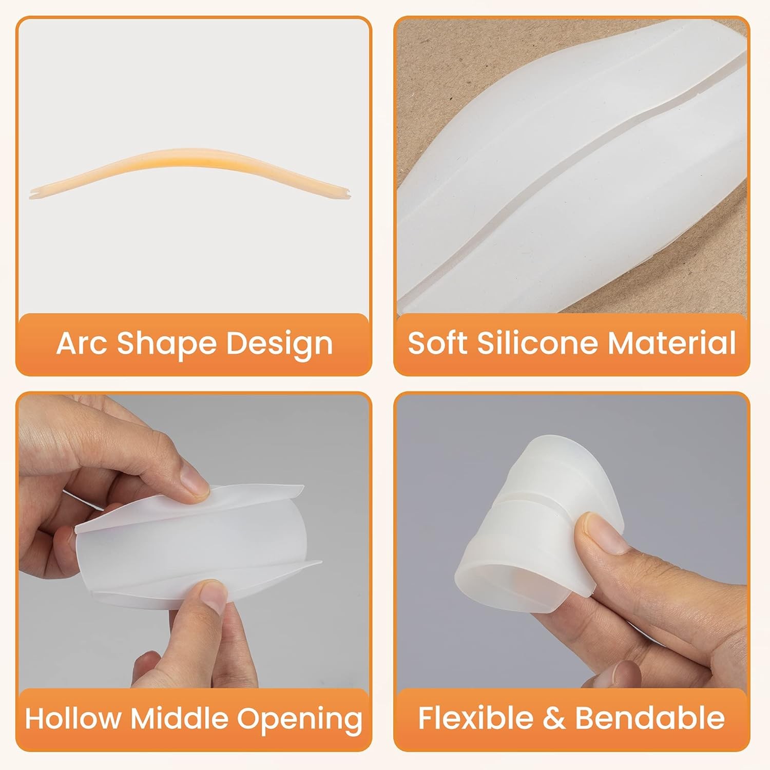 6 Pair Bra Strap Gel Pad Retainer Non-slip Soft and Easy Shoulder Protection Pad