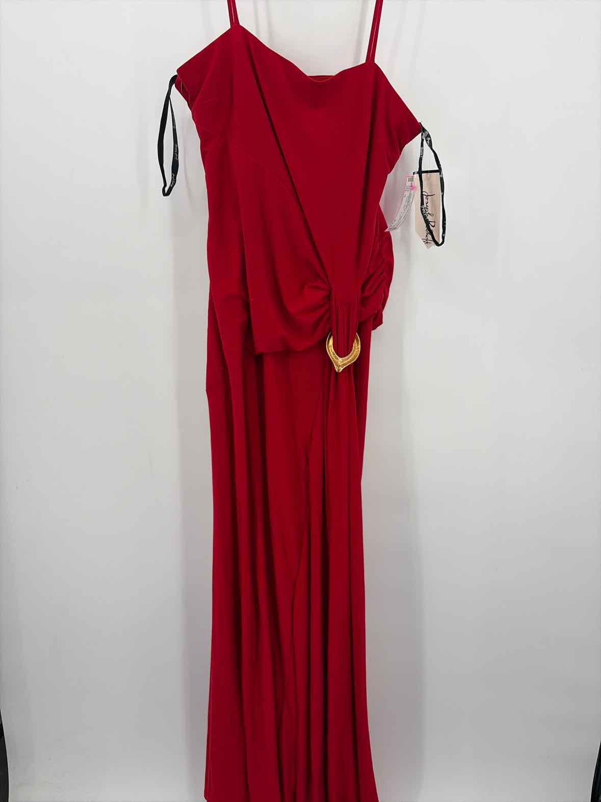 Pre-Owned Joseph Ribkoff Red Size 10 Maxi Sleeveless Dress
