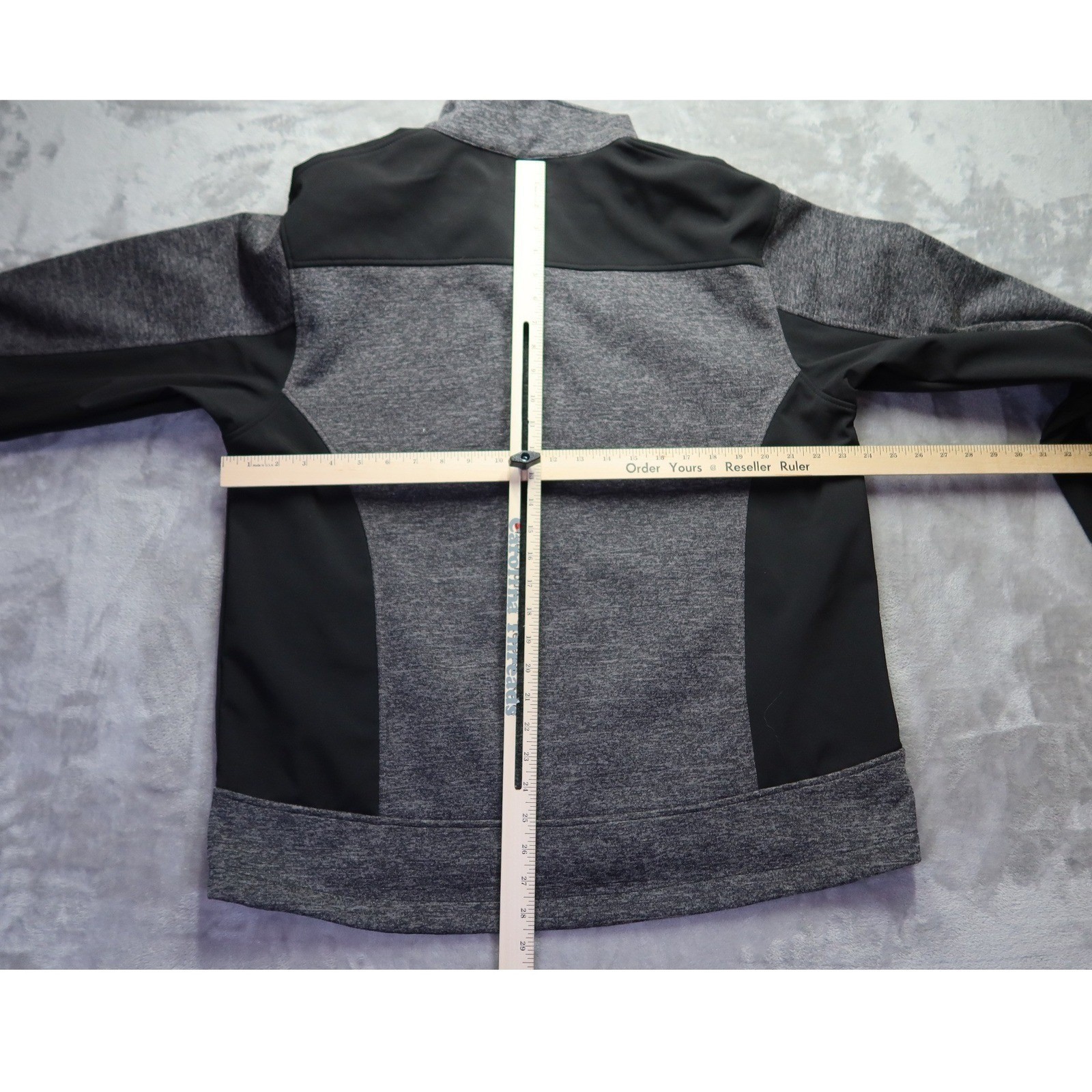 NRA Men’s Full Zip Fleece Lined Jacket Grey Black Logo Outdoor Work Size L