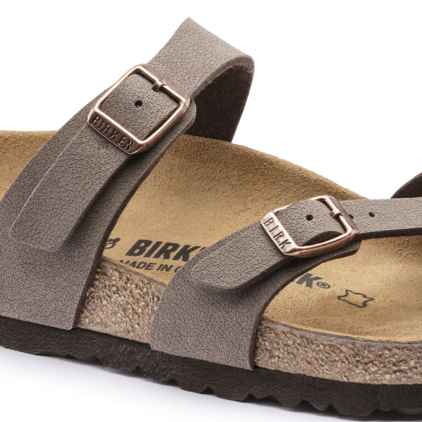 Birkenstock Mayari Birkibuc Wide EU37-41 Birko-Flor Mocca woman’s sandals