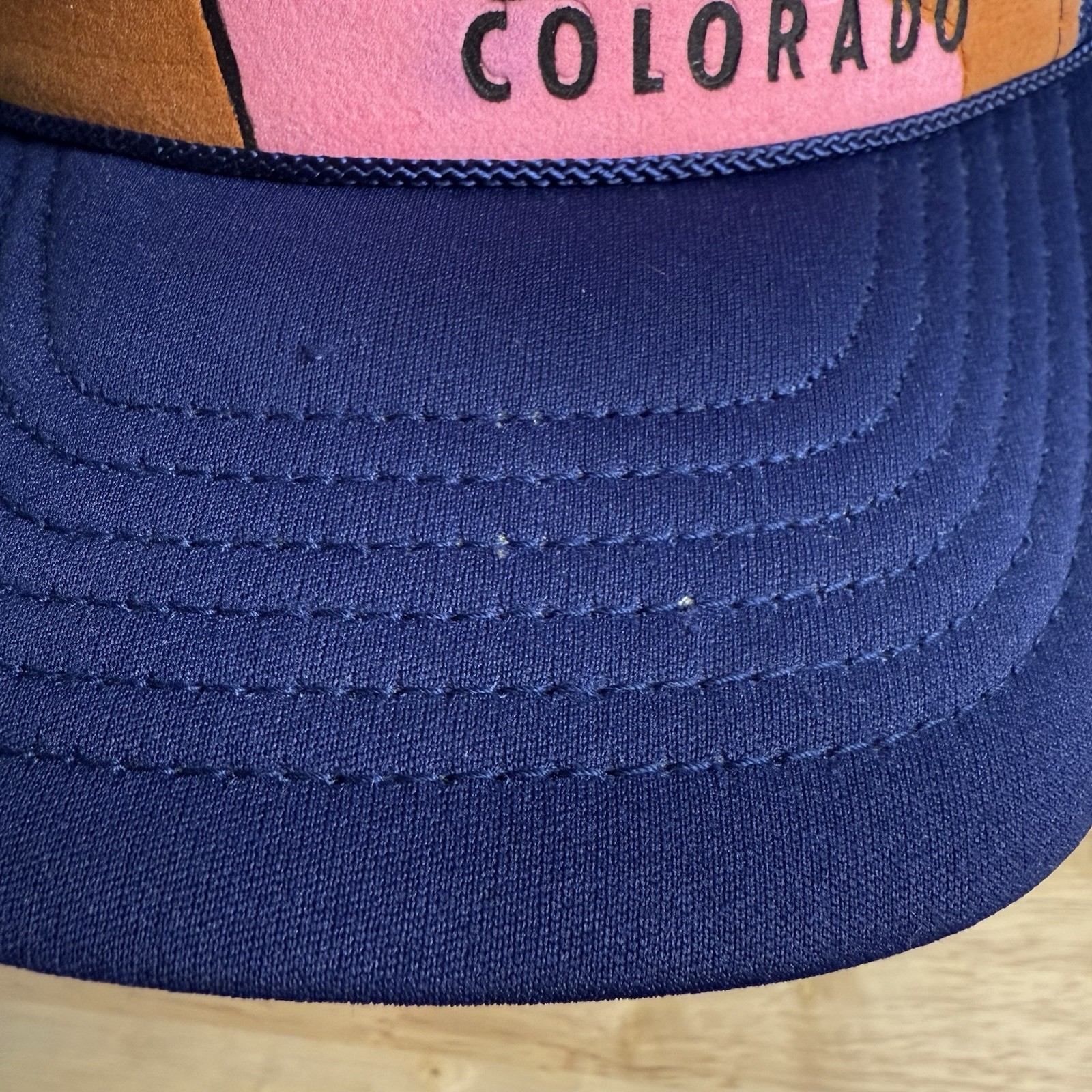 VINTAGE TRUCKER SNAPBACK 1990’S Royal GORGE COLORADO BRIDGE COLORFULL RETRO