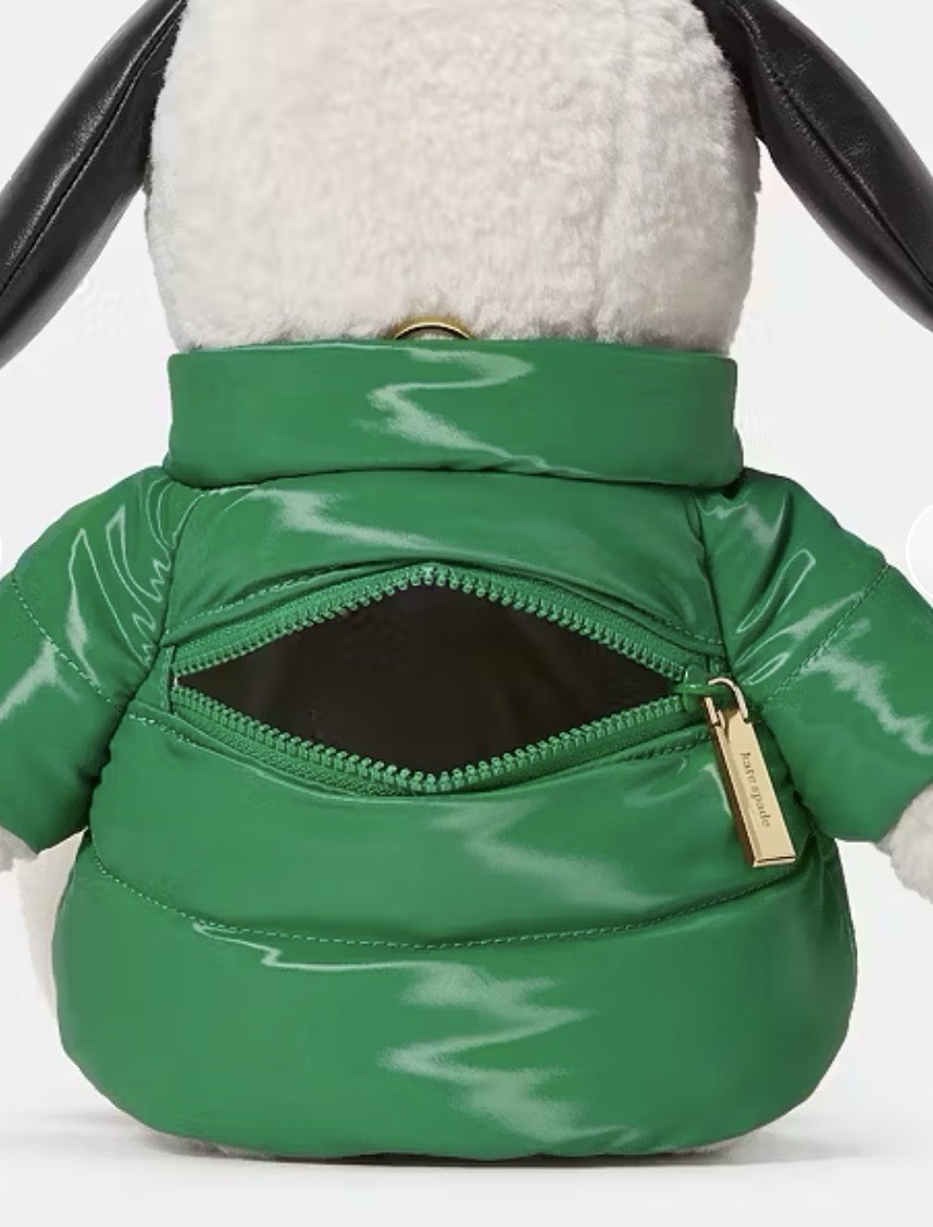 Kate Spade Peanuts X KSNY Snoopy 3D Dog Crossbody KM631 MWT