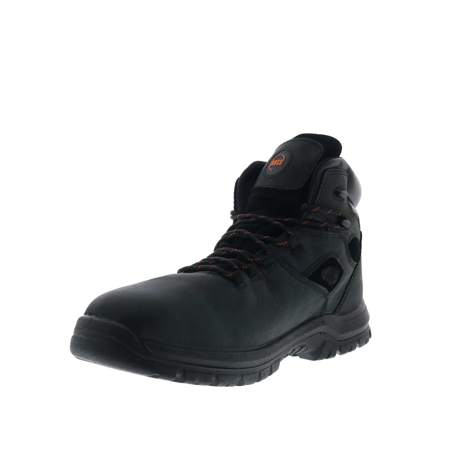 Hoss Lorne Soft Toe 60174 Mens Black Wide Leather Work & Safety Boots 11
