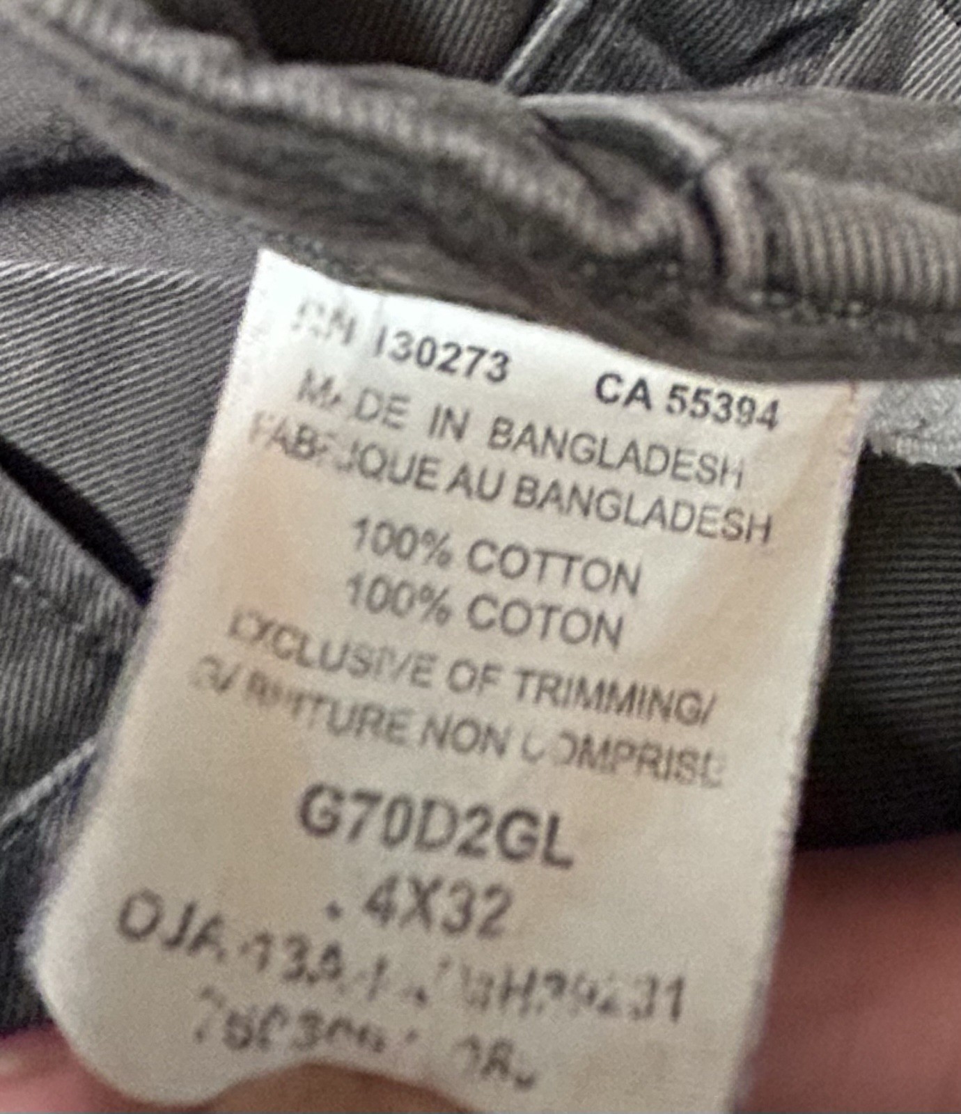 Wrangler Cargo Camo Distressed