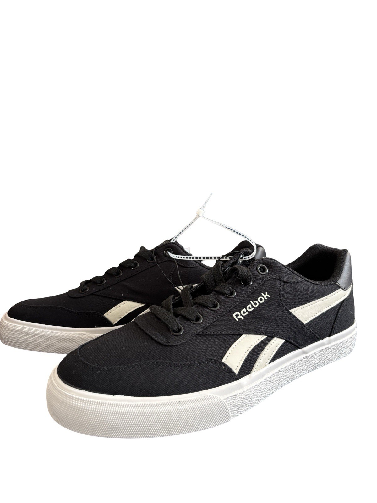 Size 10.5 Men’sReebok Classic Court Black Lace Up Athletic Shoes FFC0119597