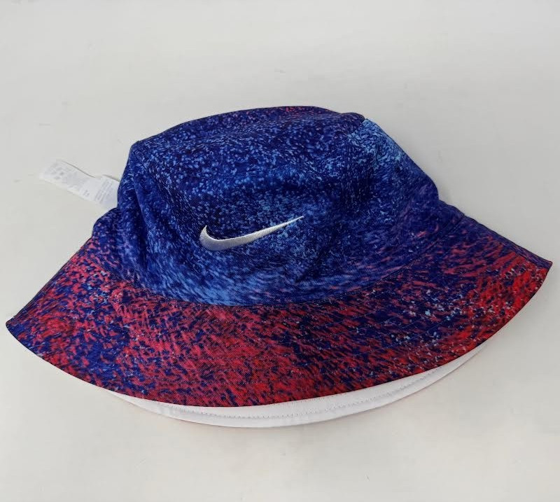 NIKE ‘ TEAM USA REVERSIBLE BUCKET HAT ‘ WHITE/MULTI ‘ S/M ‘
