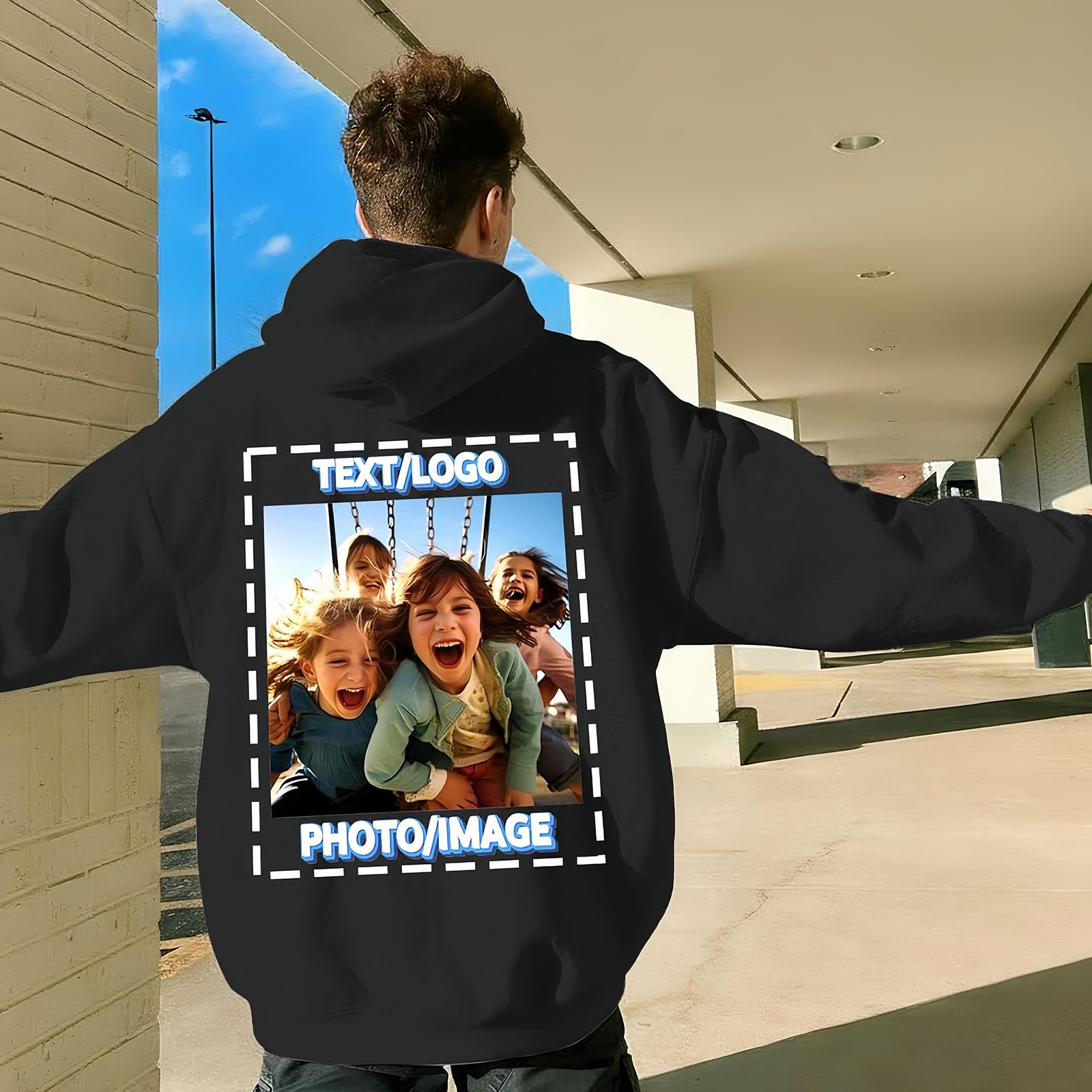 Custom Hobby Simple Career Identity T‑Shirt Partial/Double Sided Daily Wear Tee