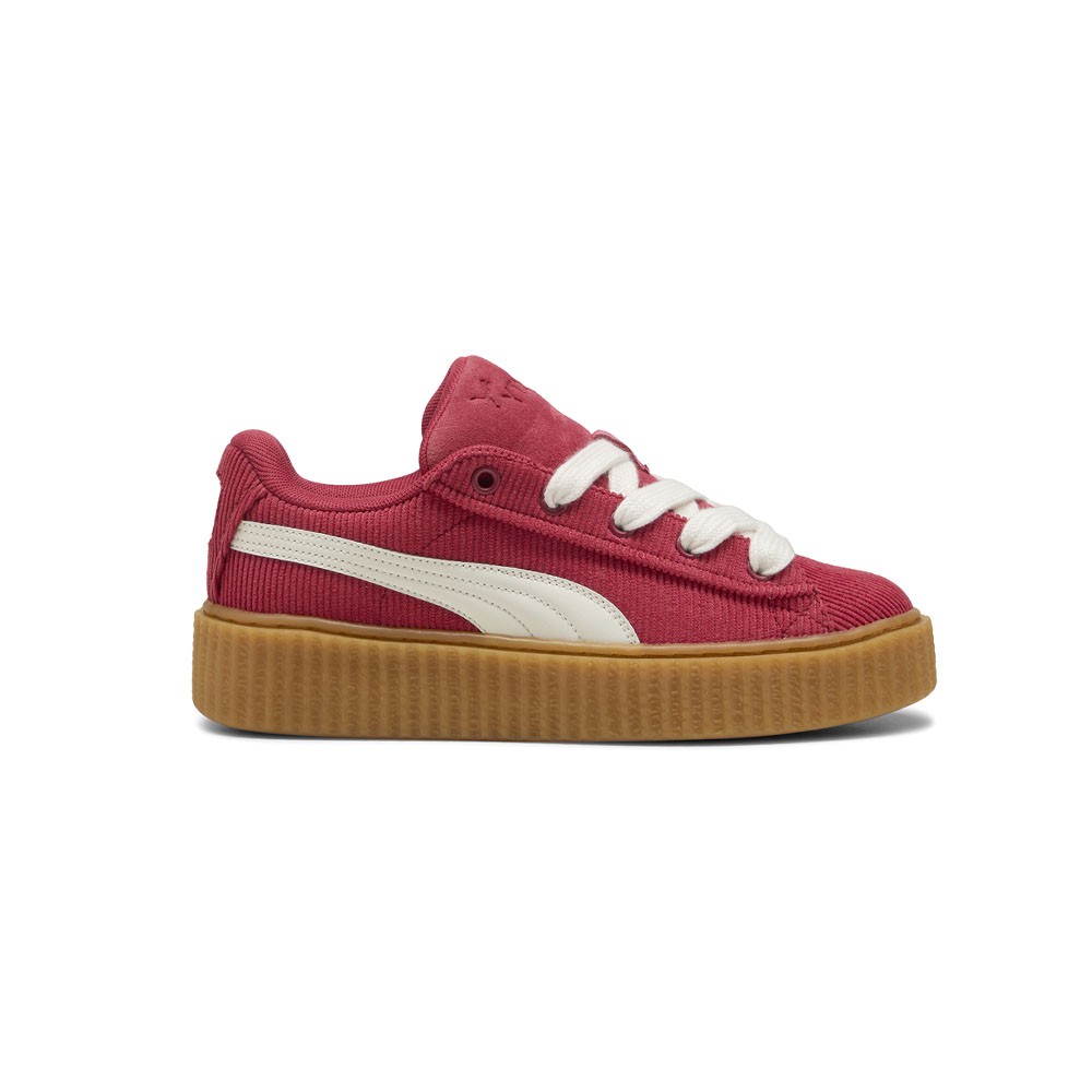 PUMA Fenty X Creeper Phatty Corduroy Lace Up Womens Red Sneakers Casual Shoes