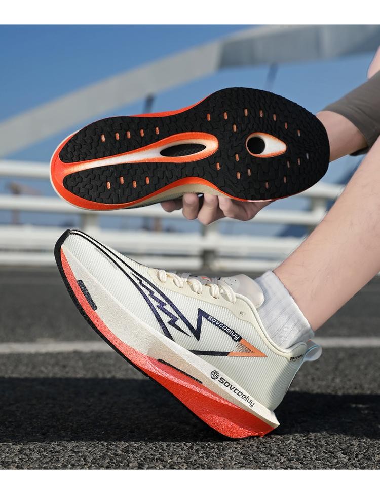 Running Shoes Carbon Board Speciality Marathon Men Sports Breathable Lightweight