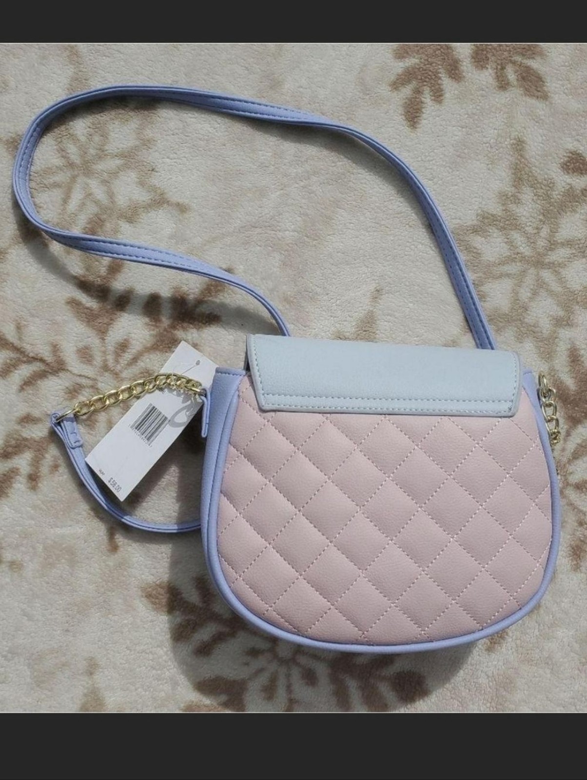 NWT Betsey Johnson LB Bri Pastel Pink and Purple Crossbody Purse