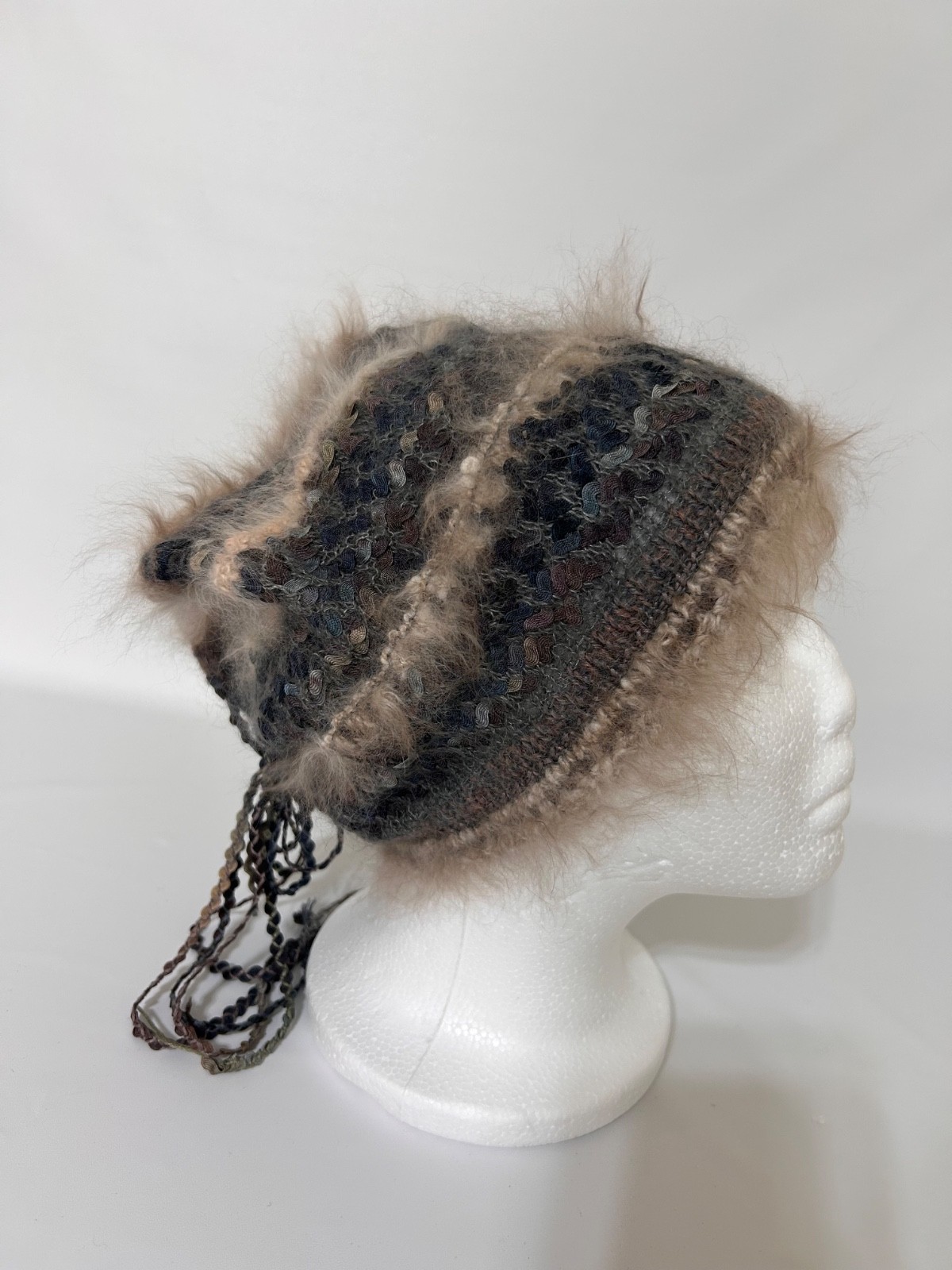 The Sensuous Fiber Slouch Beanie Hat Alpaca Blend Handmade Fashion Roomy