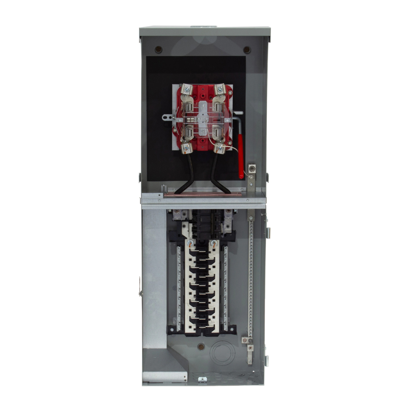 ABB ReliaHome 200 -Amp 20 -Spaces 40 -Circuit Outdoor Main Breaker Meter C|13595