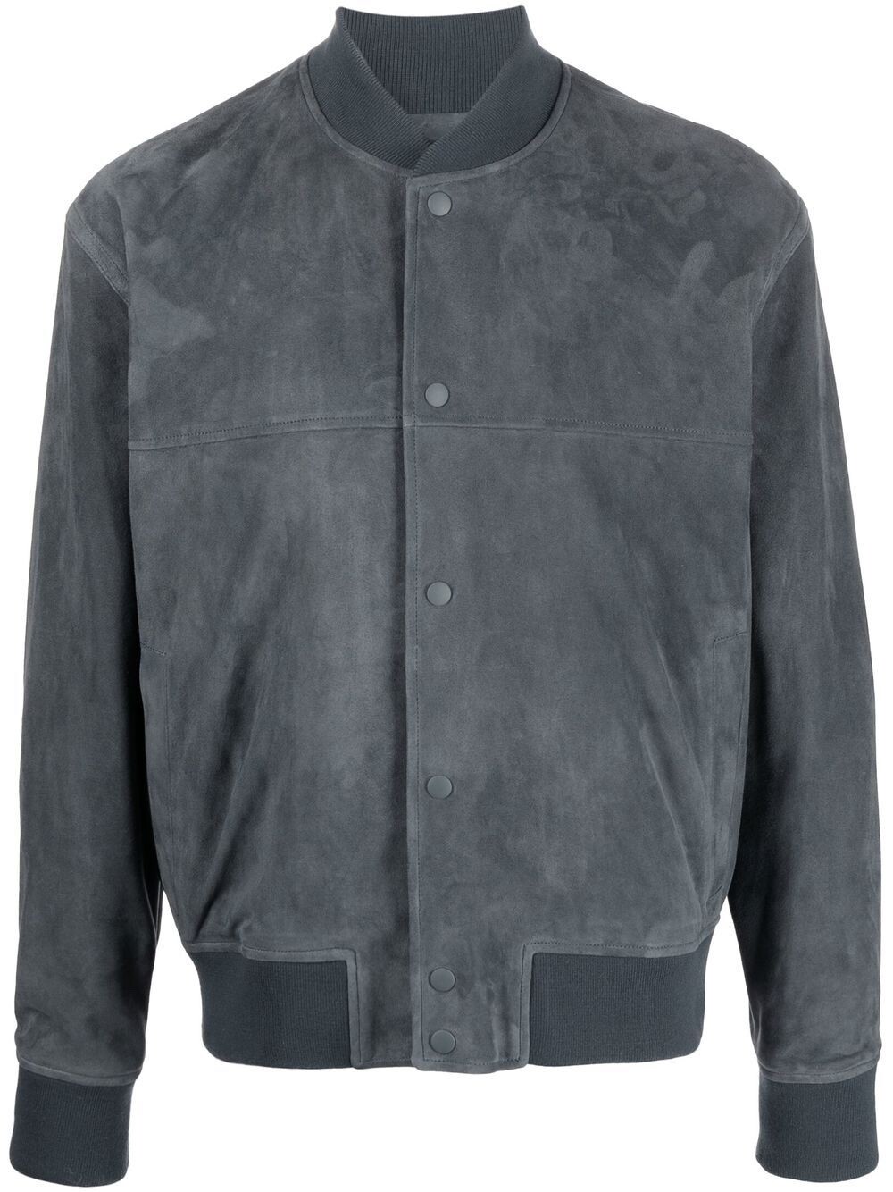 NWT Vince Desert Leaf Gray Goatskin Suede Leather Coach Bomber Jacket Sz S $1250