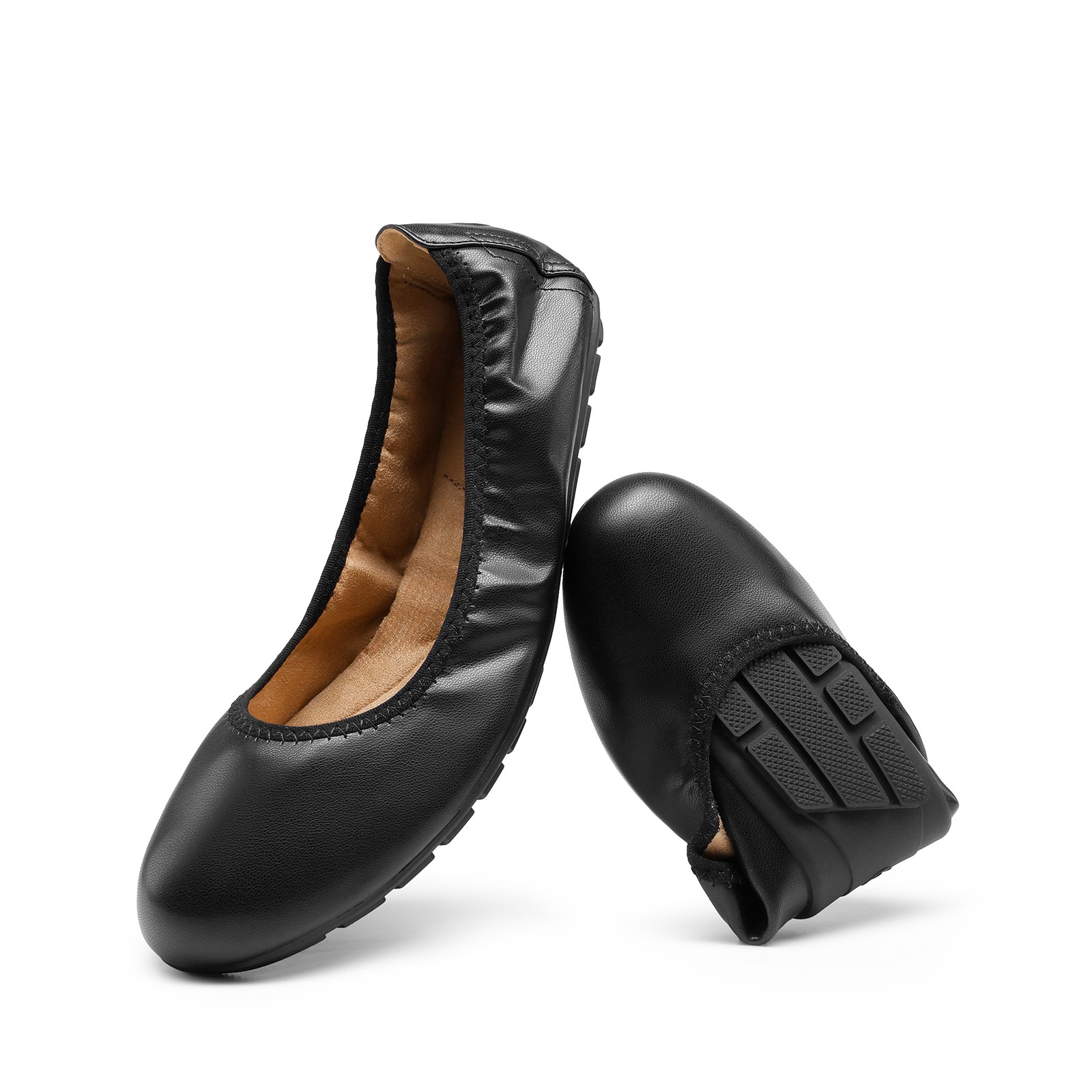 Women Slip On Comfortable Flat Shoes Round Toe Dress Shoes WIDE SIZE