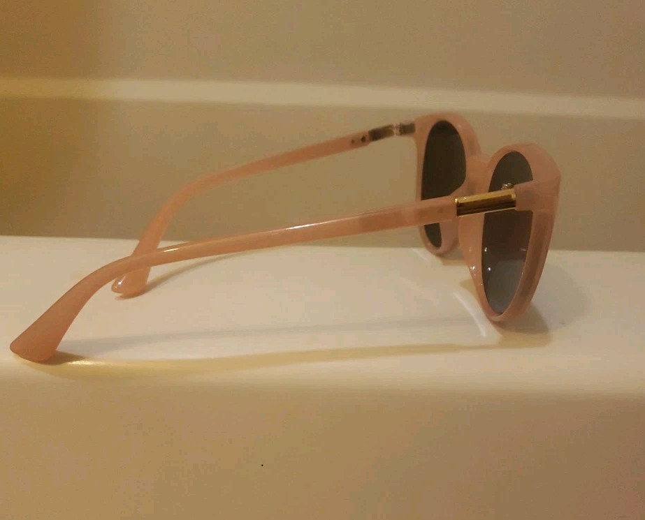J.CREW Factory Women’s Rounded-Frame Sunglasses Milky Brown or Pinkish Brown