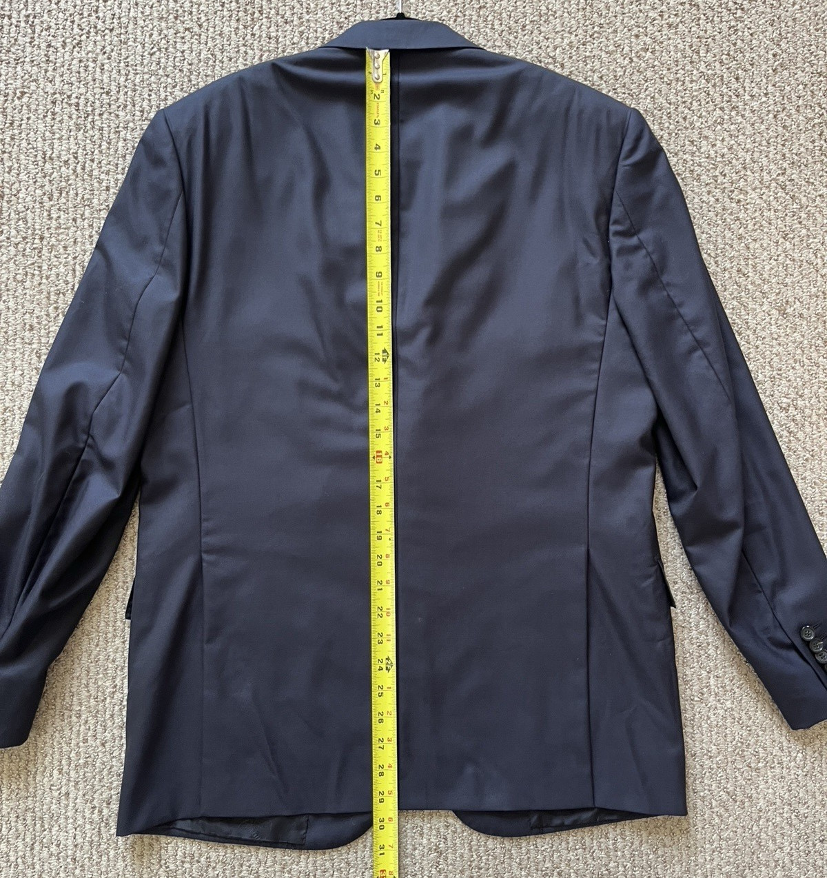 Brioni Suit Jacket Men’s 50R (US Size 40R) Navy Wool Super 160s Colosseo EUC