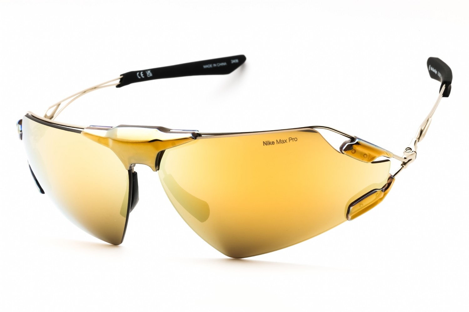 NIKE NKEV24030-700-76 Sunglasses Frame Size 76mm 125mm 05mm GOLD Men