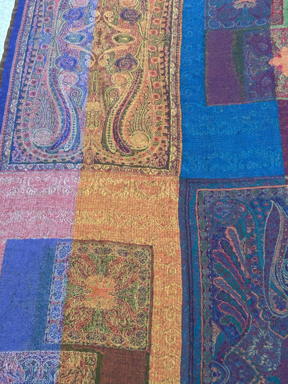 Moksha Fine Wovens 100% Pure New Wool 75″ Length x 36″ Width Throw / Pashmina