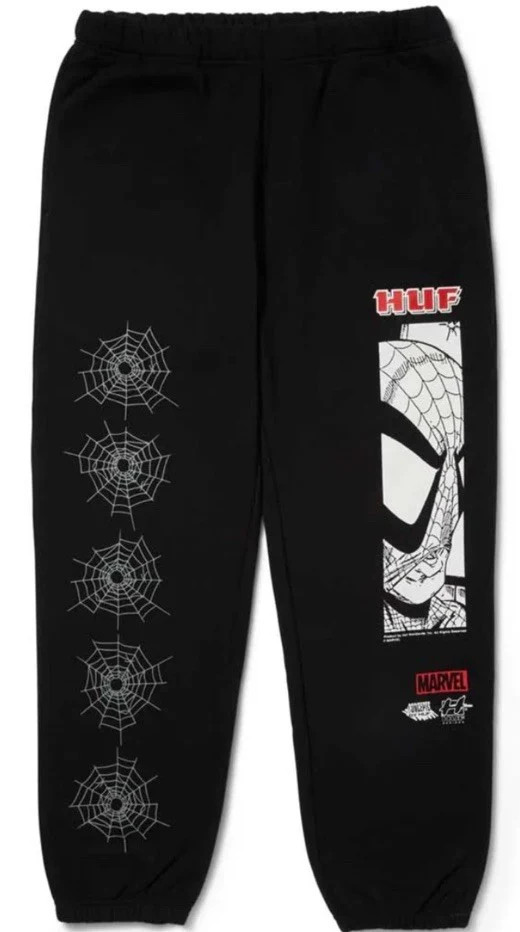 HUF X MARVEL AMAZING FLEECE PANTS Men’s Large