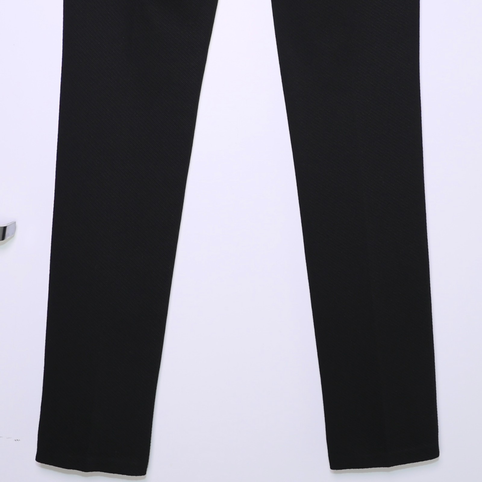 $285 THEORY – Black Pintuck Knit Twill 2 Slim Fit Pants – Women’s Size 2 🔥