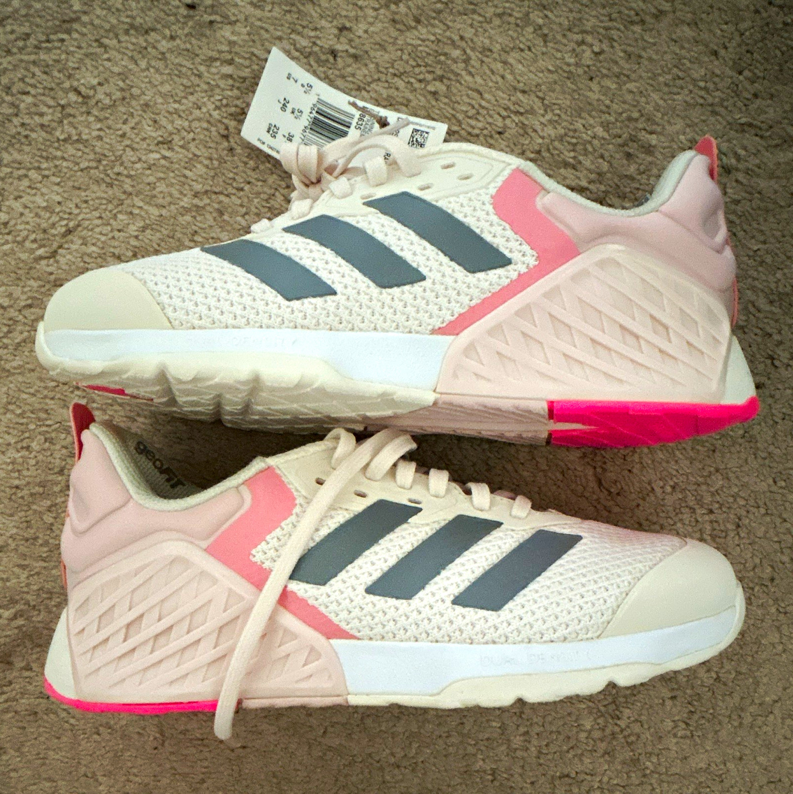 adidas Dropset 3 Chalk Semi Pink Spark Women’s Training Sneakers