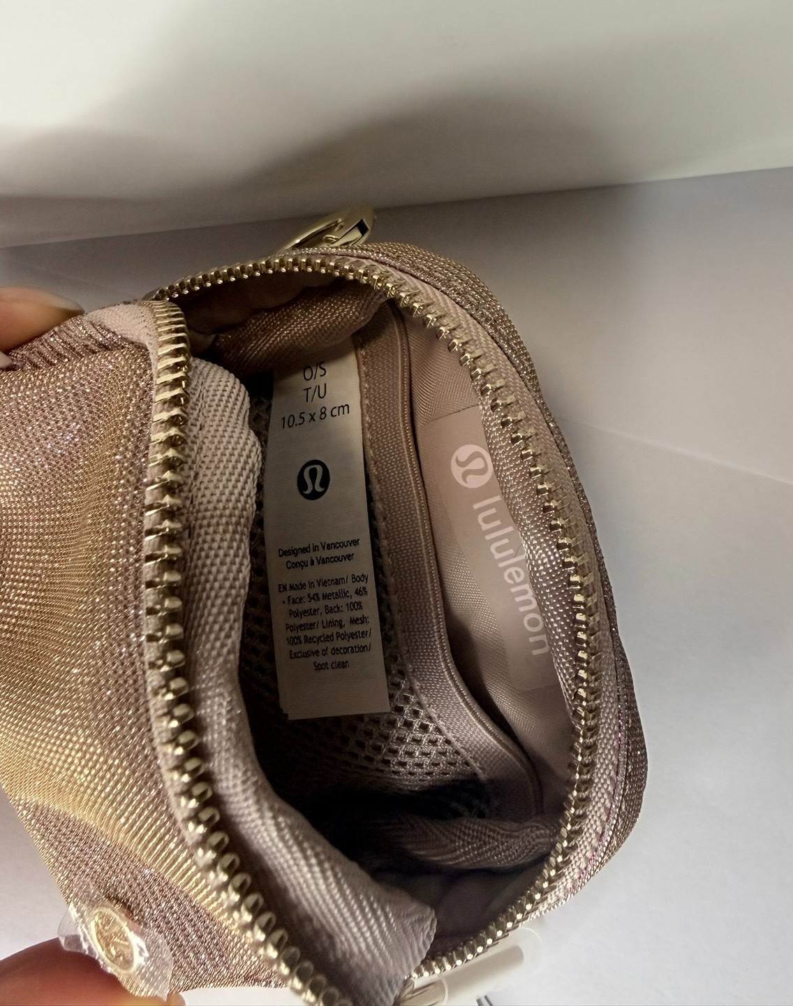 Lululemon Everywhere Belt bag Nano *Glitter* Pink Brand New w Tag Fast shipping