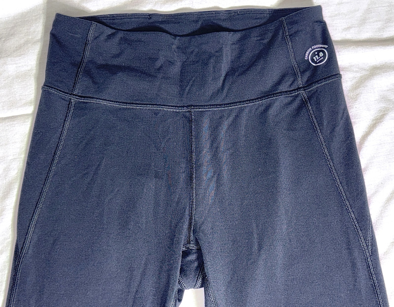 Allbirds Natural Carbon Footprint 11.8 Black Yoga Cropped Capri Leggings Pants S