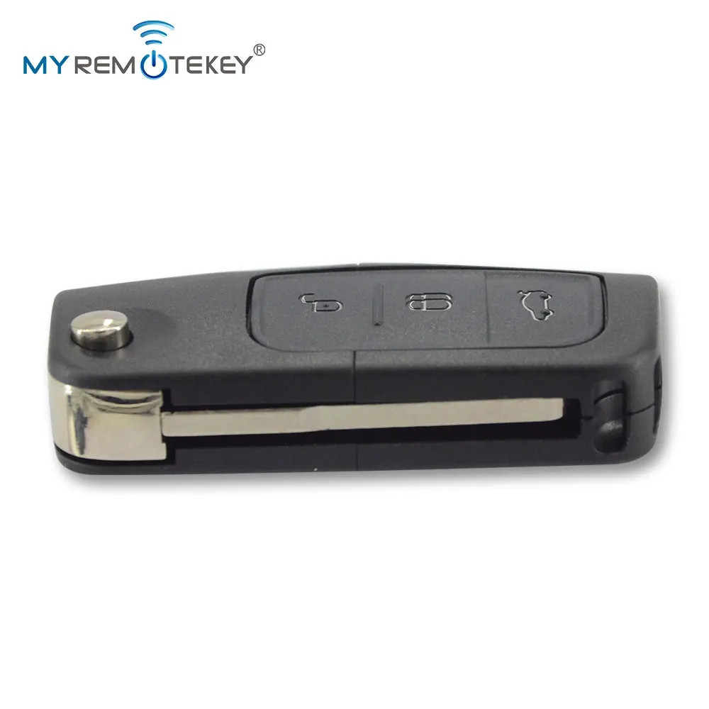 3M5T15K601AB flip remote key 3 button HU101 434Mhz 4D63 / 4D60 chip for Ford