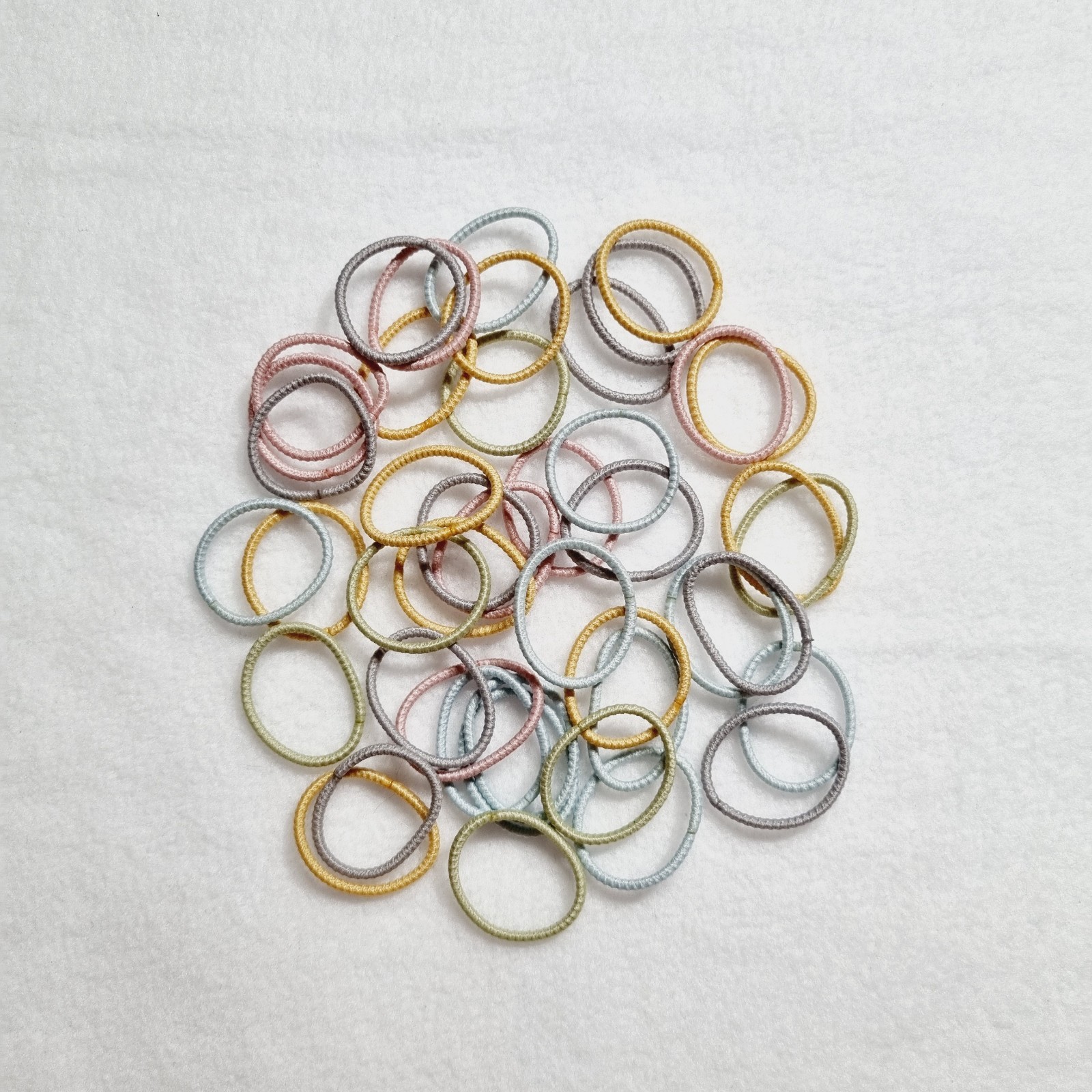 50Pcs small Hair Ties Elastics Ponytail Holders Elastic Bands For Girls baby Pet