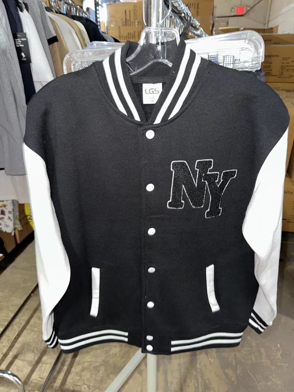 Mens Boys Varsity Jacket Pack of 2 New York NY Letterman Bomber S-XL