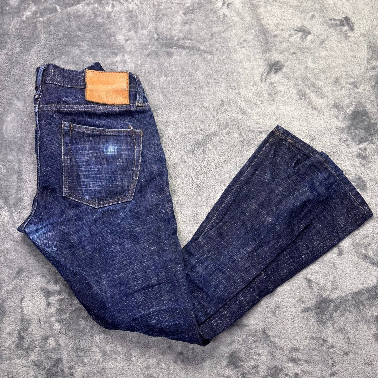 Unbranded Brand UB465 Selvedge Jeans Mens 32×32 Tight Fit 16oz Raw Denim