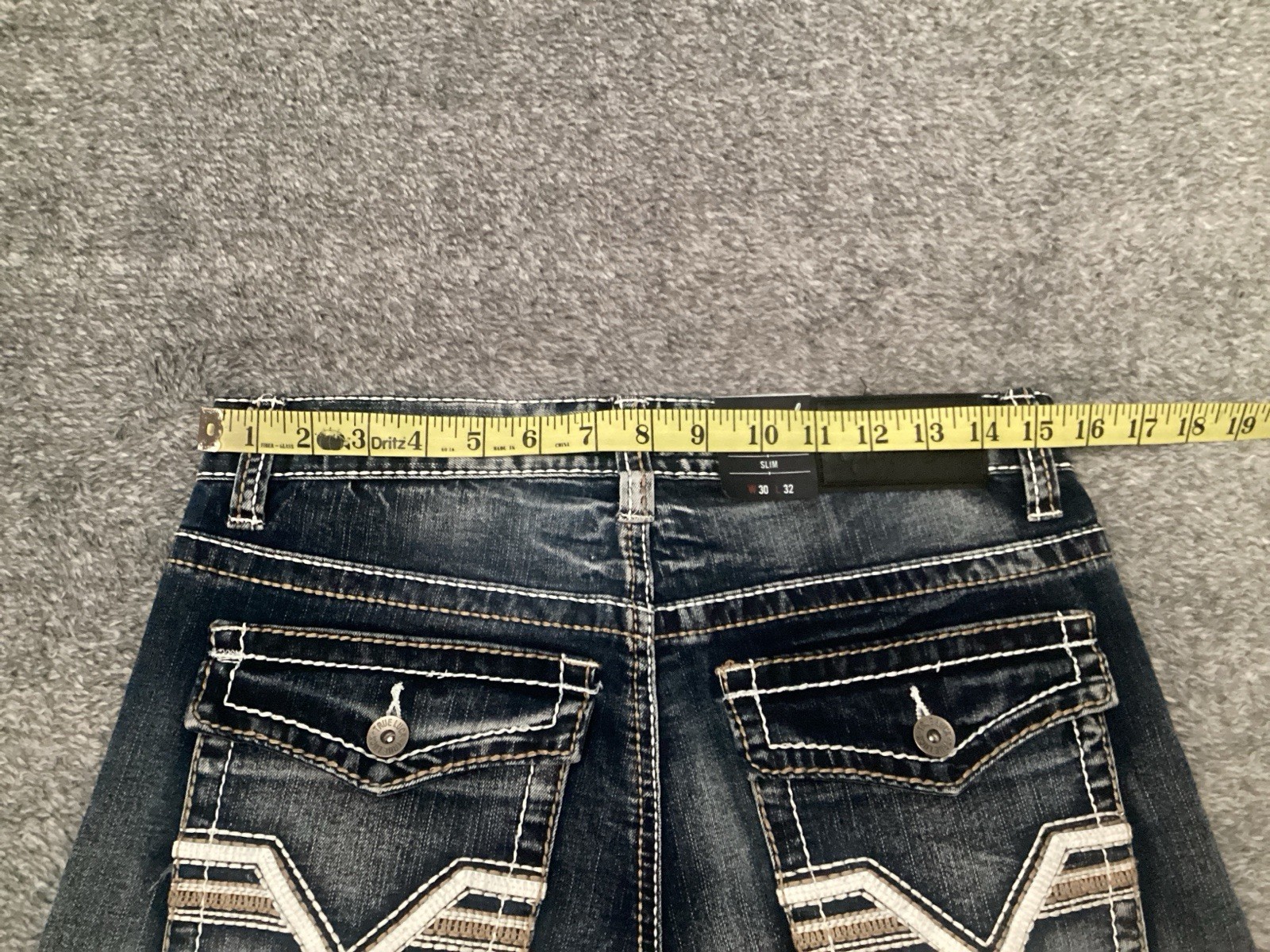 True Luck Straight Slim Fit Comfort Stretch Jeans Size Men’s Size 30×32 NEW