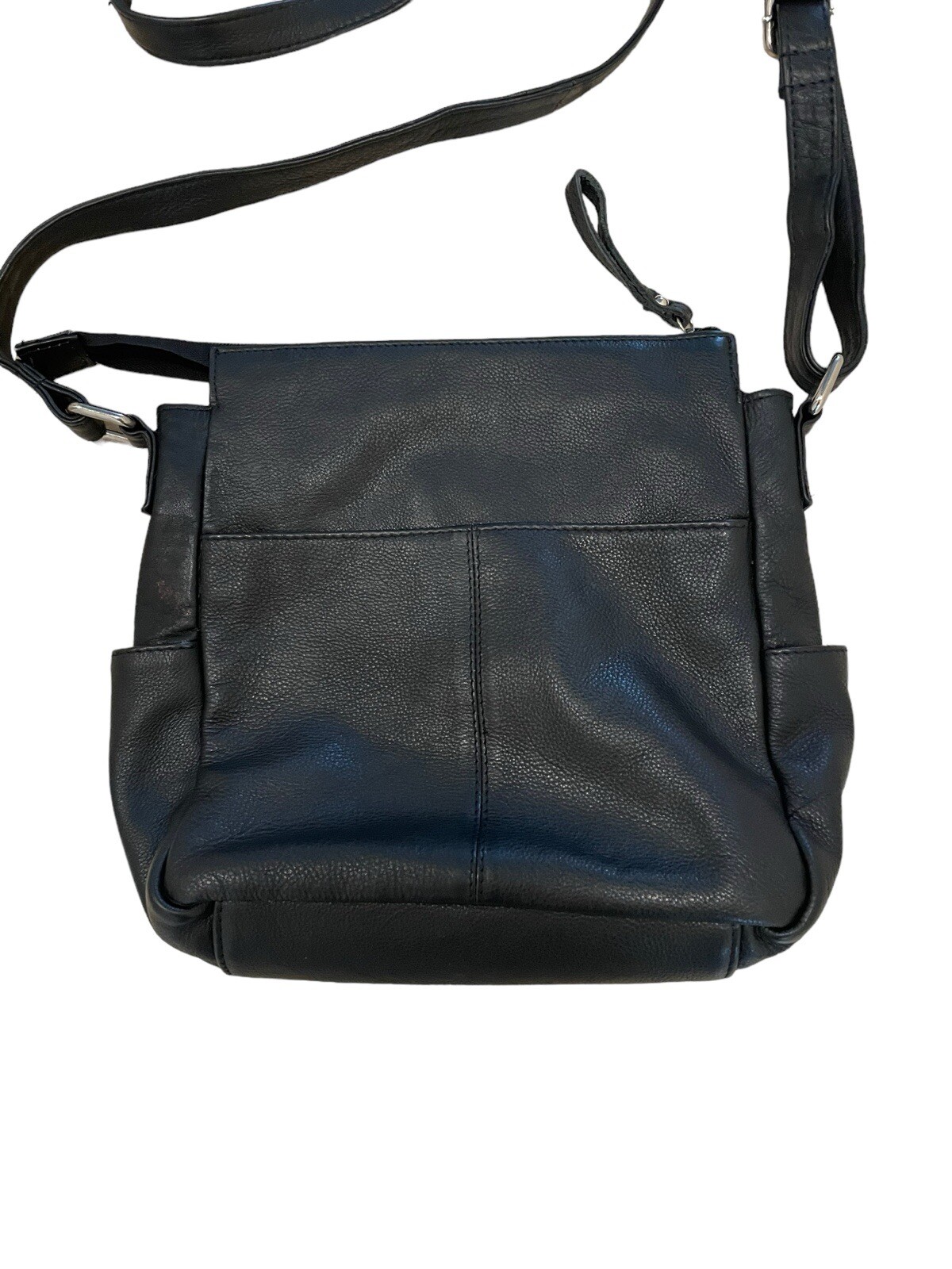 Good American Leather Works Shoulder Bag Leather Purse Black Size 10×11 GUC 👝