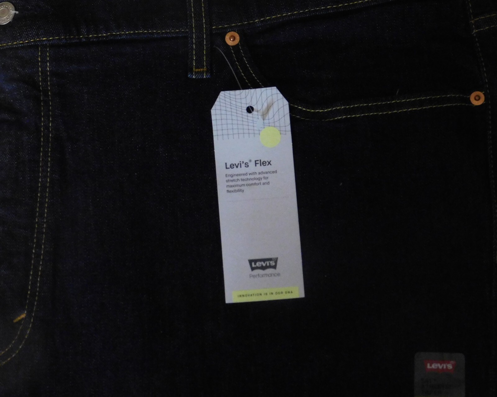 LEVIS 541 Athletic Taper Jeans Stretch Roomy Seat & Thigh Big & Tall Dk Cleaner