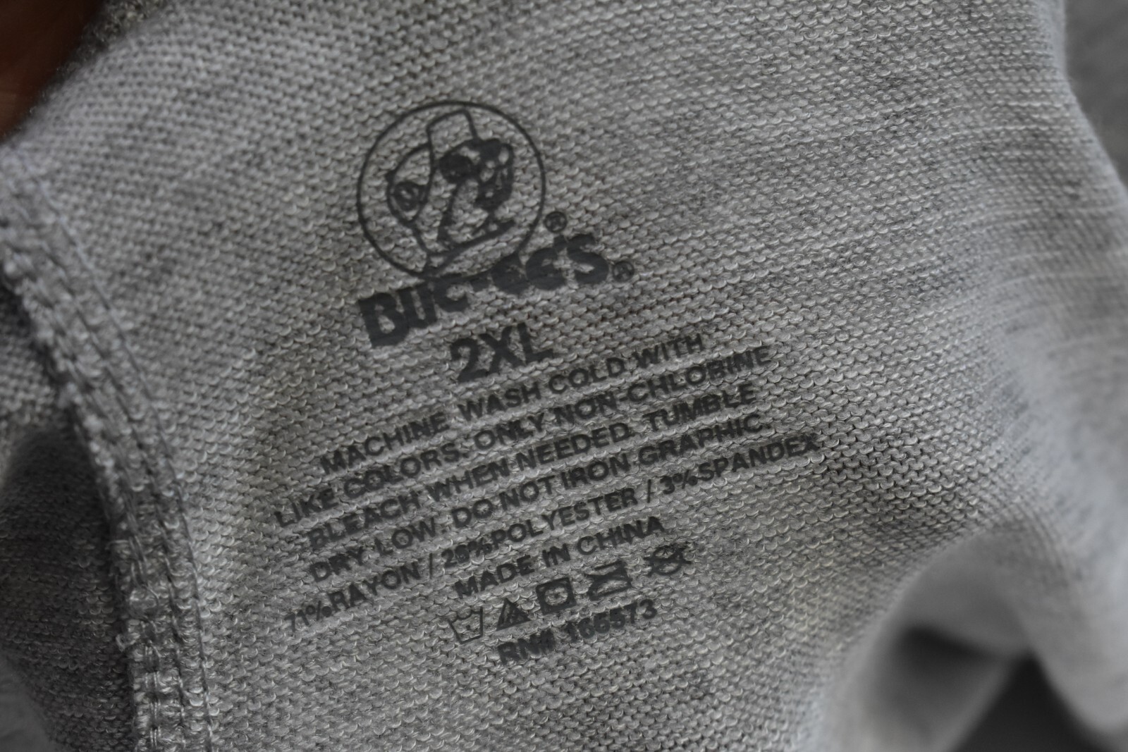 Buc-ee’s Solid Knit Cardigan Heather Grey Lightweight Open Front Womens 2XL