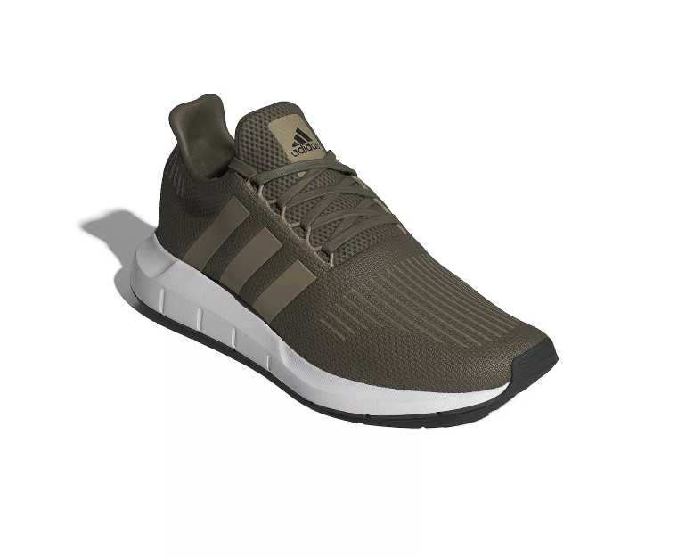 adidas Swift Run 1.0 Men’s White White Gum Casual Running Shoes Knit