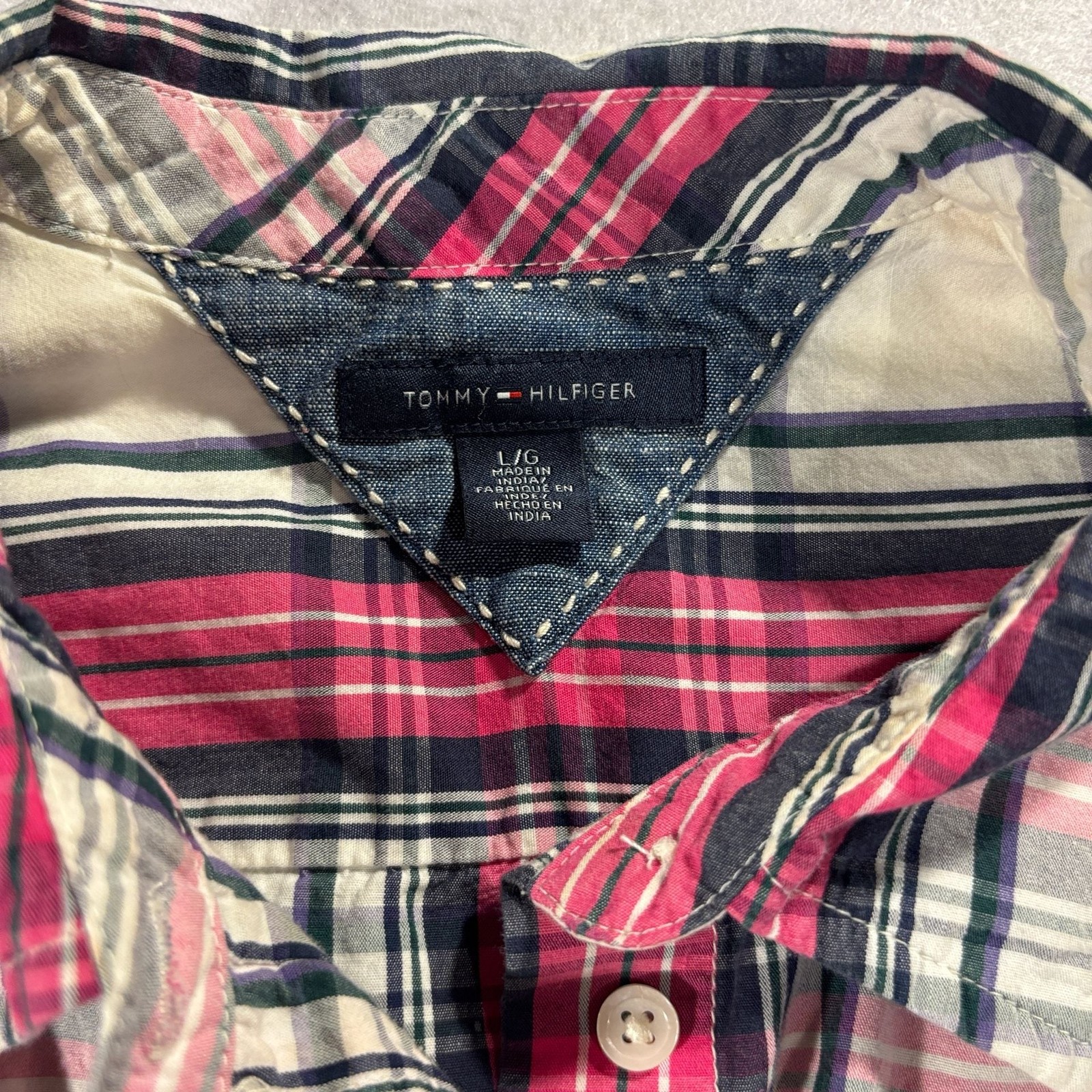 Tommy Hilfiger women’s pink button down