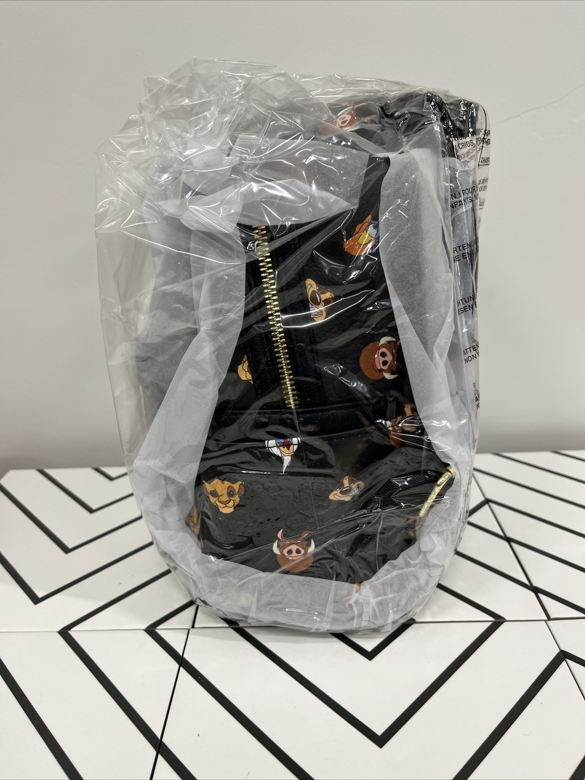 Loungefly, Disney The Lion King Zip Mini Backpack, Black, NWT