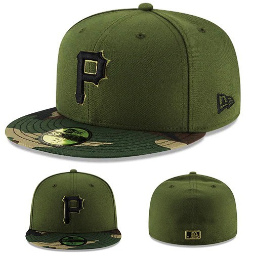 New era Pittsburgh Pirates 5950 Alt 3 Fitted Hat Kids Youth Camouflage Boys Cap