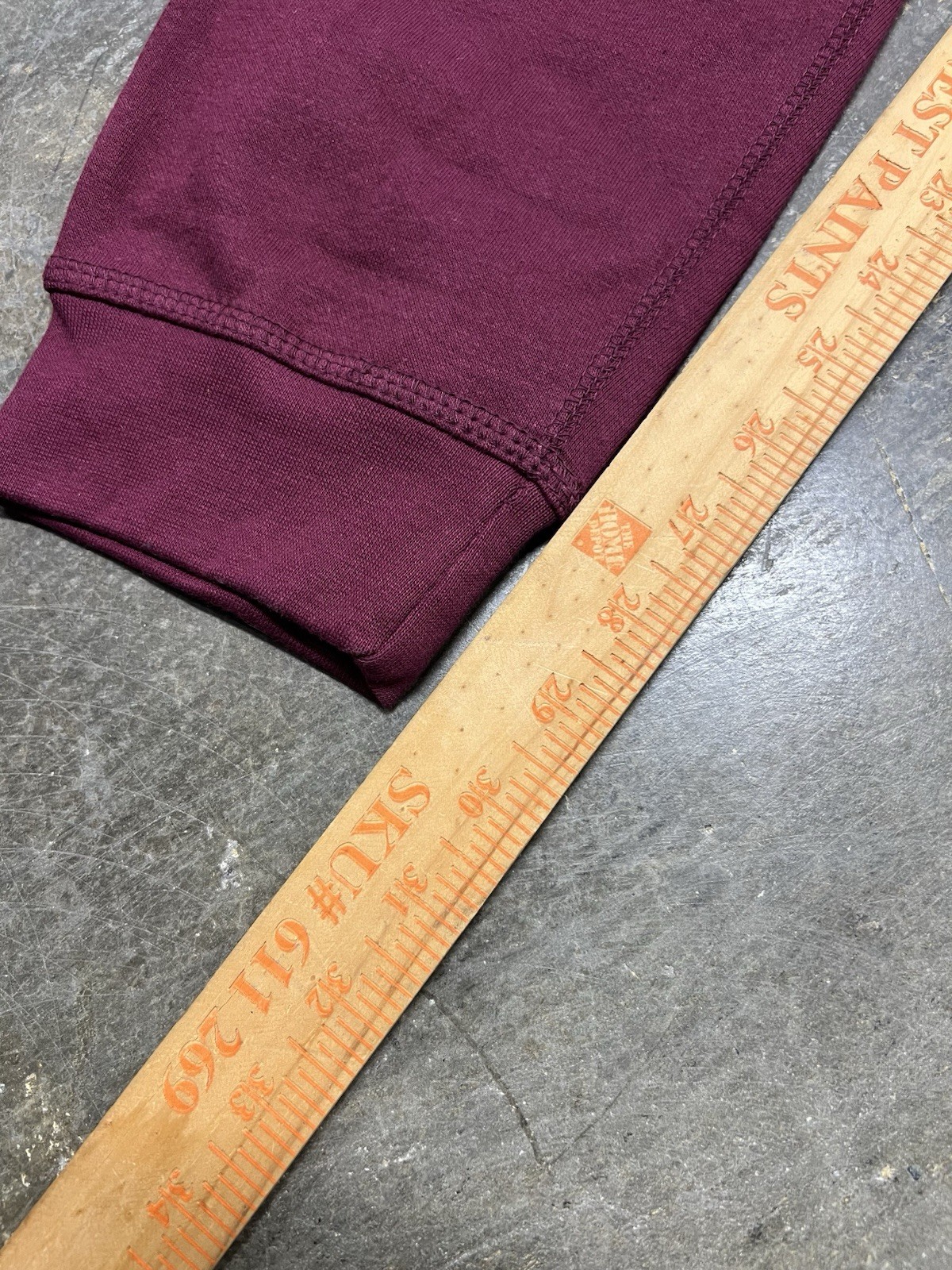 Darc Sport Powerhouse Gym Mens Jogger Sweatpants Size XL Maroon