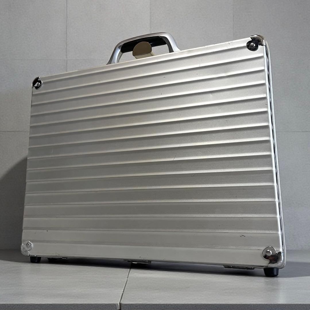 [Rare] RIMOWA Topas Attache Case, Aluminum, Silver