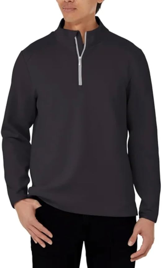 Kirkland Signature Men’s 1/2 Zip Pullover UPF 50+ Stretch Moisture Wicking S,M,L