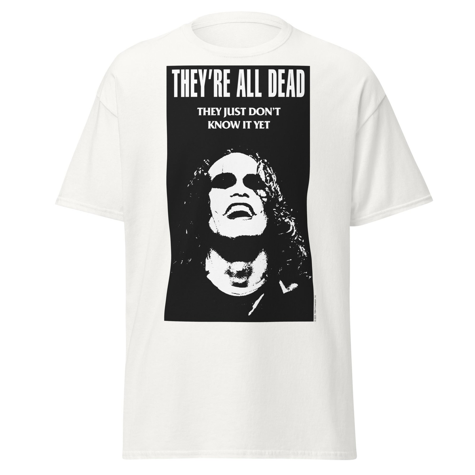 Stakes The Crow – Dead Movie Poster Jumbo Print T-Shirt T-Shirt White New